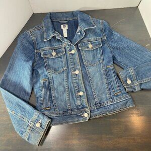 GAP Denim Jacket – Size XL Youth – Medium Wash – Classic Trucker Style